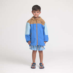 Packable Jacket - Ocean Colour Block