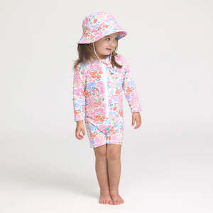 Girls: Baby Rash Suit - Berry Garden