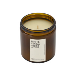 Amber Jack: White Sandalwood - Soy Candle Large