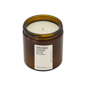 Amber Jack: Brown Sugar & Fig - Soy Candle Large