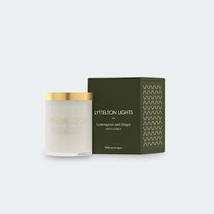 Lyttelton Lights: Lemongrass & Ginger Candle Small