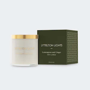 Lyttelton Lights: Lemongrass & Ginger Candle Medium
