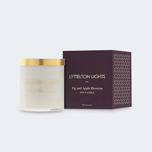 Lyttelton Lights: Fig & Apple Blossom Candle Medium