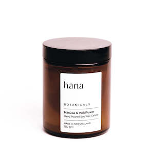 Hana Botanicals: MANUKA & WILDFLOWERS CANDLE 150ML
