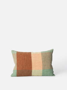 Cushion Covers: Clyde Handwoven Linen Cushion Cover - Pea/Multi