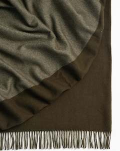 Weave: Fiord throw - kelp