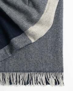 Weave: Riverton throw - Navy