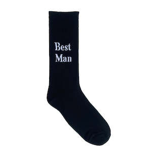 Socks: Best Man wedding socks