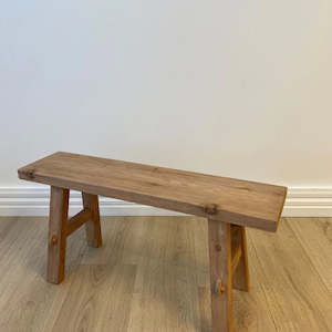 Medium reclaimed wood bench - Natural
