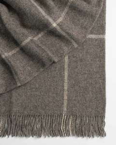 Ranfurly Throw - Charcoal