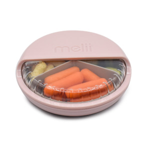 Melii Spin Snack Container - Luxe pink