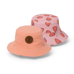 Reversible Bucket Hat - Strawberry Splash