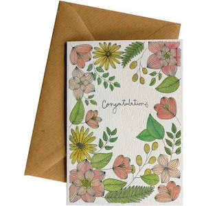Little Difference: Congratulations Flowers - Card