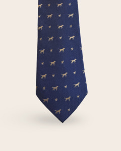 Hound & Hare neck tie - Navy