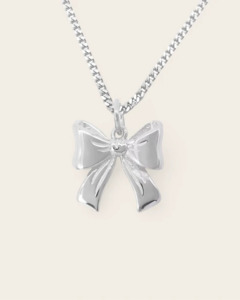 Heritage Bella Bow Necklace - Sterling Silver