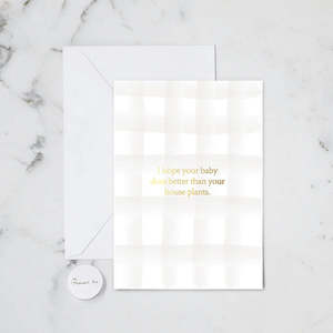 Cards: HOUSE PLANTS GREETING CARD