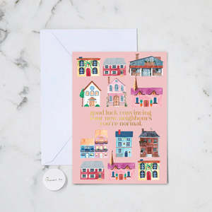 Cards: NEW NEIGHBOURS GREETING CARD