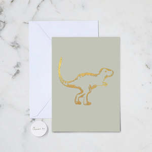 Cards: DINOSAUR GREETING CARD