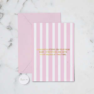 Cards: SYMPATHIES ARE WITH YOUR VAGINA GREETING CARD