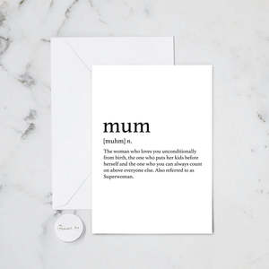 Cards: MUM GREETING CARD