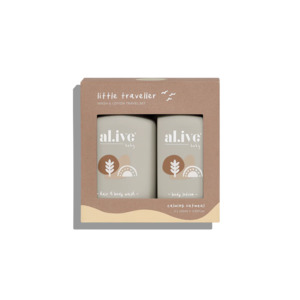 Little Traveller - Wash & Lotion Travel Set Calming oatmeal