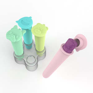 Subo: Melii Silicone Push Pops - 4 Pack with Tray