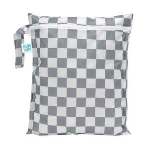 Bumkins Wet Bag - Charcoal Check