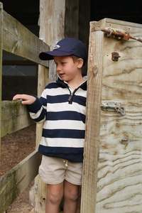 Jubee Co: George Sweat - Navy/ white