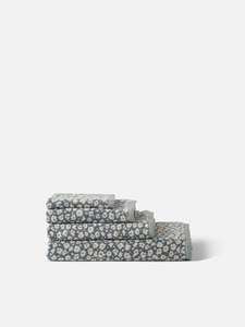 For Your Home: Forget Me Not Cotton Bath Towel Range - Cod/Oat