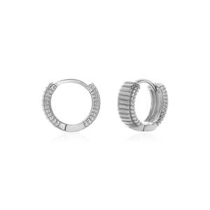 Jewellery: PILLAR HOOPS