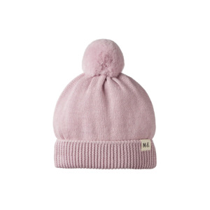 Nature Baby: Alpine Pom Pom Beanie - Lilac