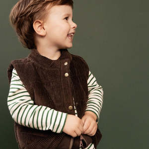 Nature Baby: Abel Vest - Pinecone