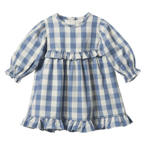 Nora dress - Bluebelle check