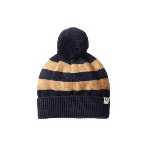 Nature Baby: Alpine Pom Pom Beanie - Natural
