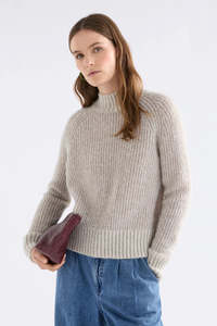 Coats: Aleph Sweater - Oatmeal Melange