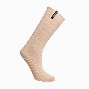 Lamington: Merino Wool Sunday Socks | Chunky Cable Knit | WOMAN | Opito