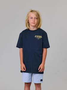 Children: MINI DO THE MILES TEE - NAVY