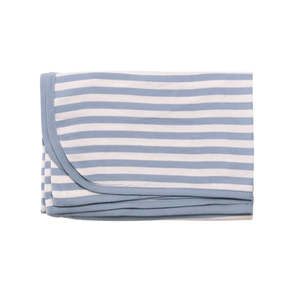 Woolbabe Merino/Organic Cotton Swaddle/Blanket - Glacier