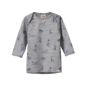 Merino Essential tee - Best Friend Print Merino