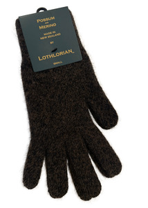 Plain Glove Possum & Merino - Brown Marl
