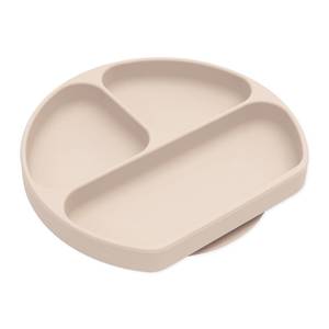 Children: Bumkins Silicone Grip Dish - Sand