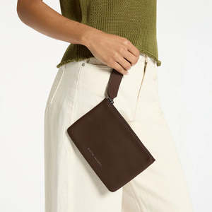 Status Anxiety: Take Your Chances Wallet - Cocoa Nappa