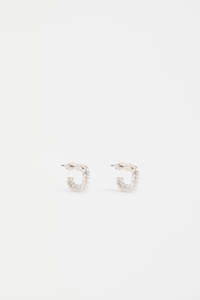 Hiva Mini Hoop Earring - SILVER