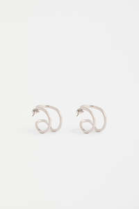Elk: Orden Hoop Earring -SILVER