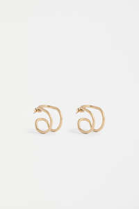 Elk: Orden Hoop Earring - GOLD