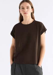 All Tops: Cille T-Shirt - Espresso
