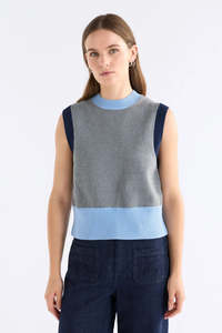 Bolsa Knit Vest - GREY MARLE