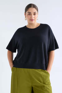 Kita knit top - Midnight