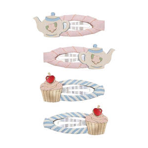 Afternoon Tea Clips - PINK
