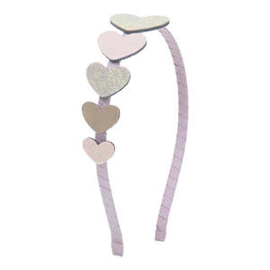 All: Falling Heart Headband - PURPLE